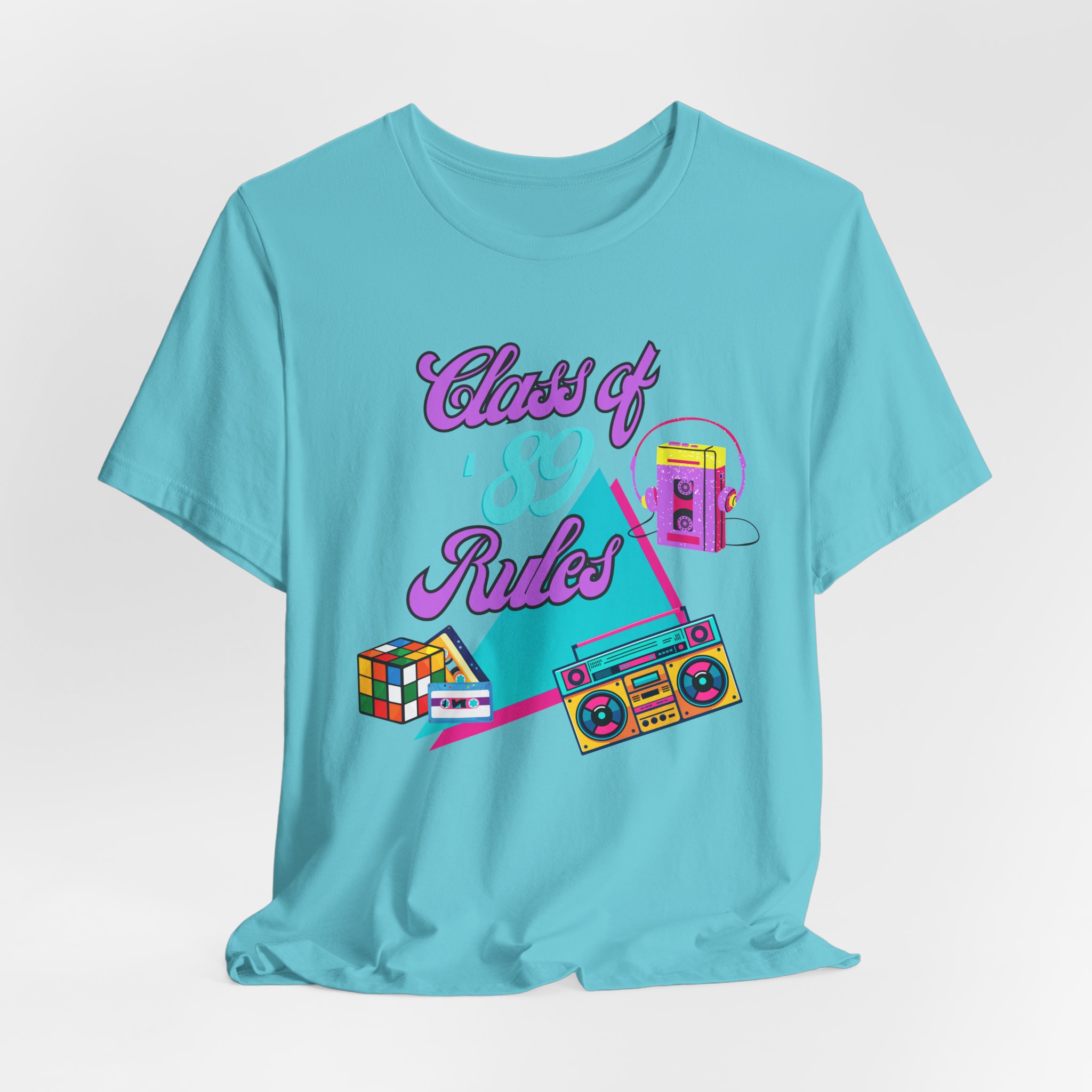 Class of '89 Rules Version 1-Unisex Jersey Short Sleeve Tee - Image 36