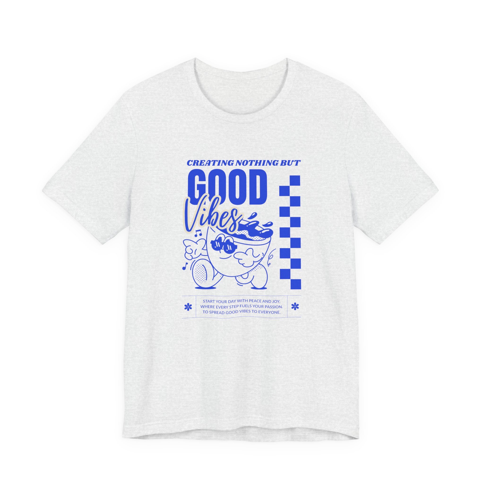 Creating Nothing But Good Vibes-Unisex Jersey Short Sleeve Tee - Image 9