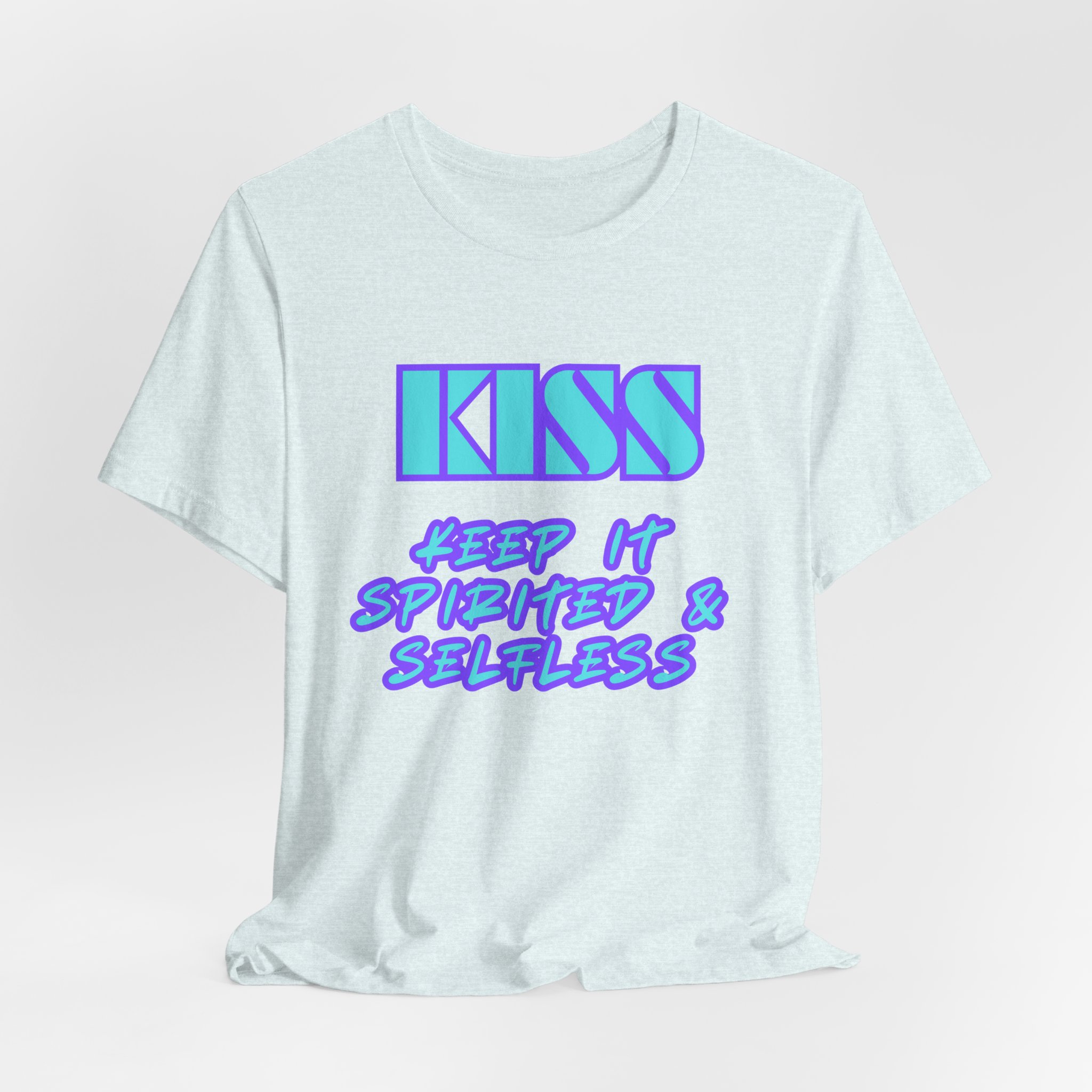 KISS Keep It Spirited & Selfless-Unisex Jersey Short Sleeve Tee - Image 32