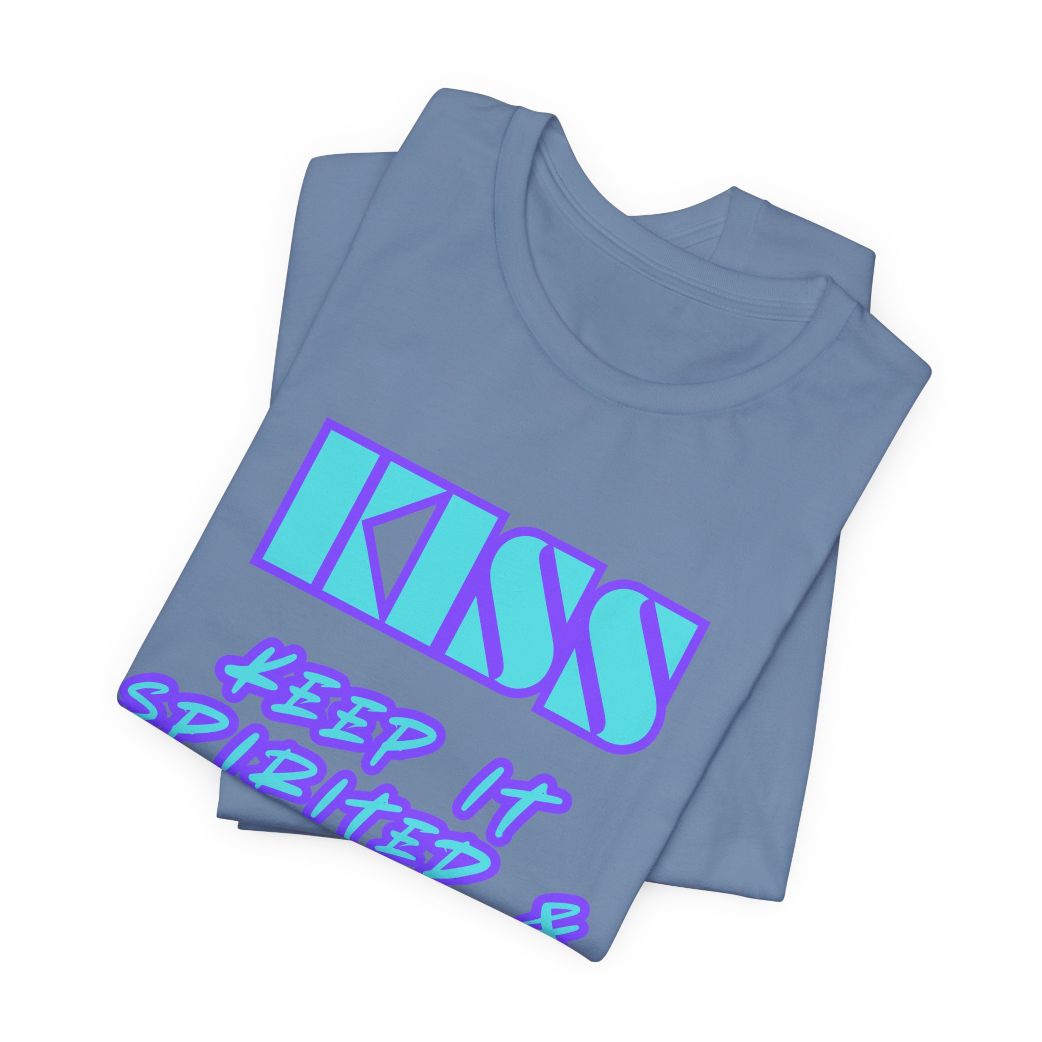 KISS Keep It Spirited & Selfless-Unisex Jersey Short Sleeve Tee - Image 35