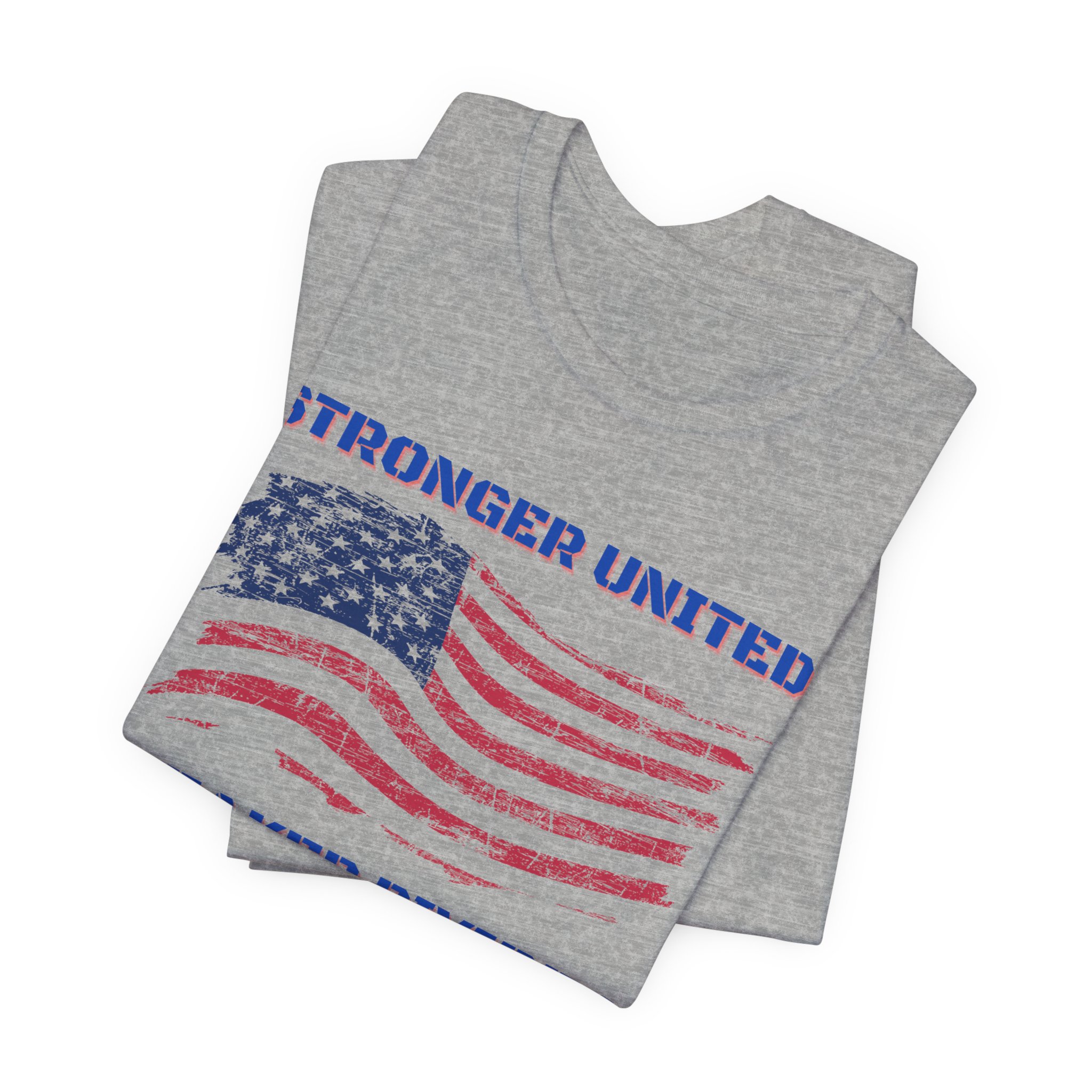 Stronger United Weaker Divided-Unisex Jersey Short Sleeve Tee - Image 47