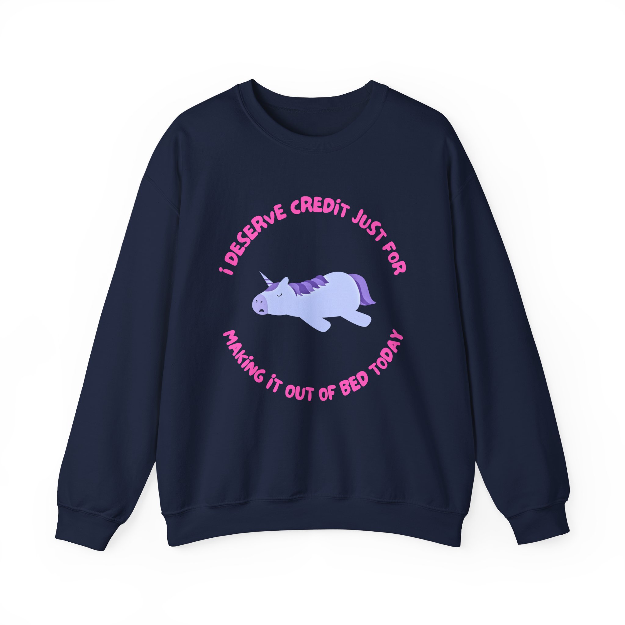 I Deserve Credit (2 Sided Print)-Unisex Heavy Blend™ Crewneck Sweatshirt - Image 21