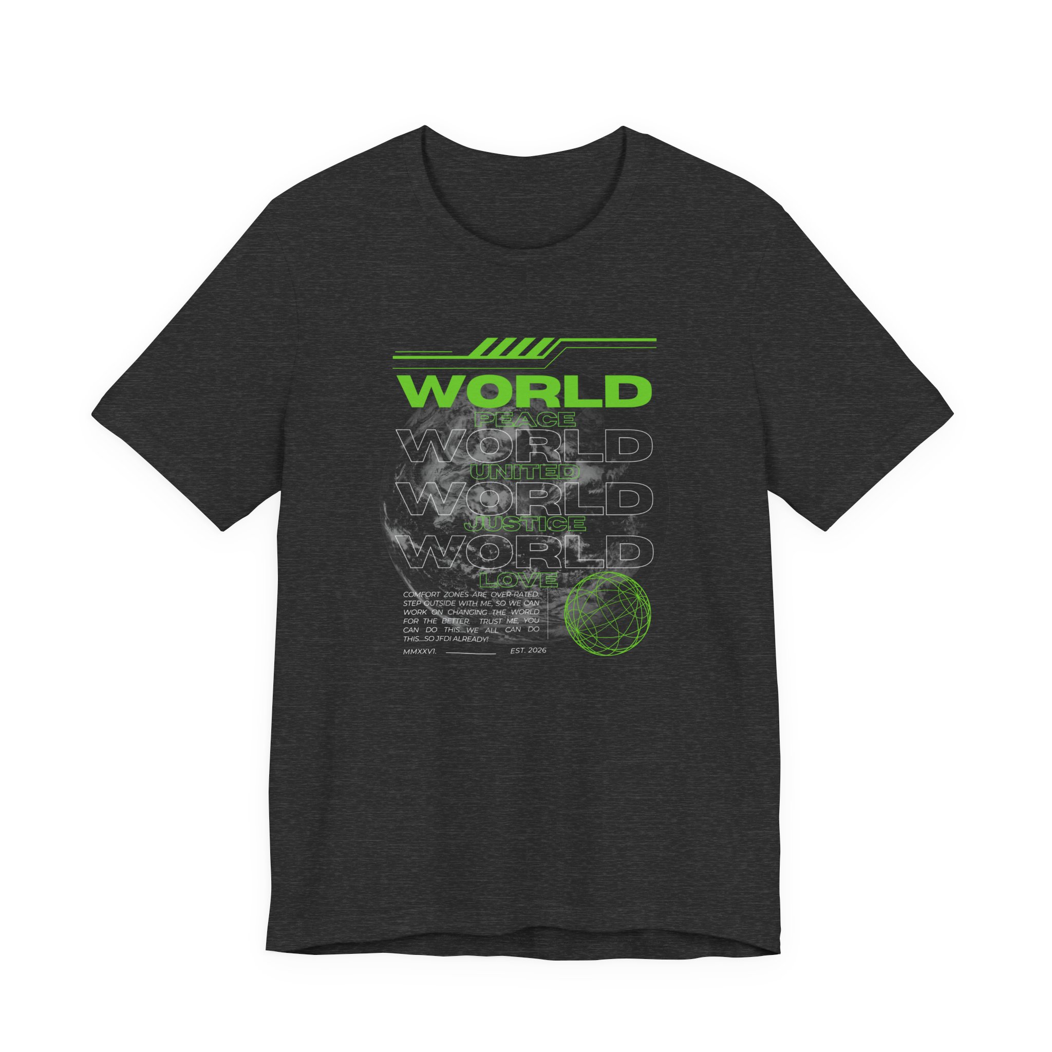 Change the World Design #1-Unisex Jersey Short Sleeve Tee - Image 45