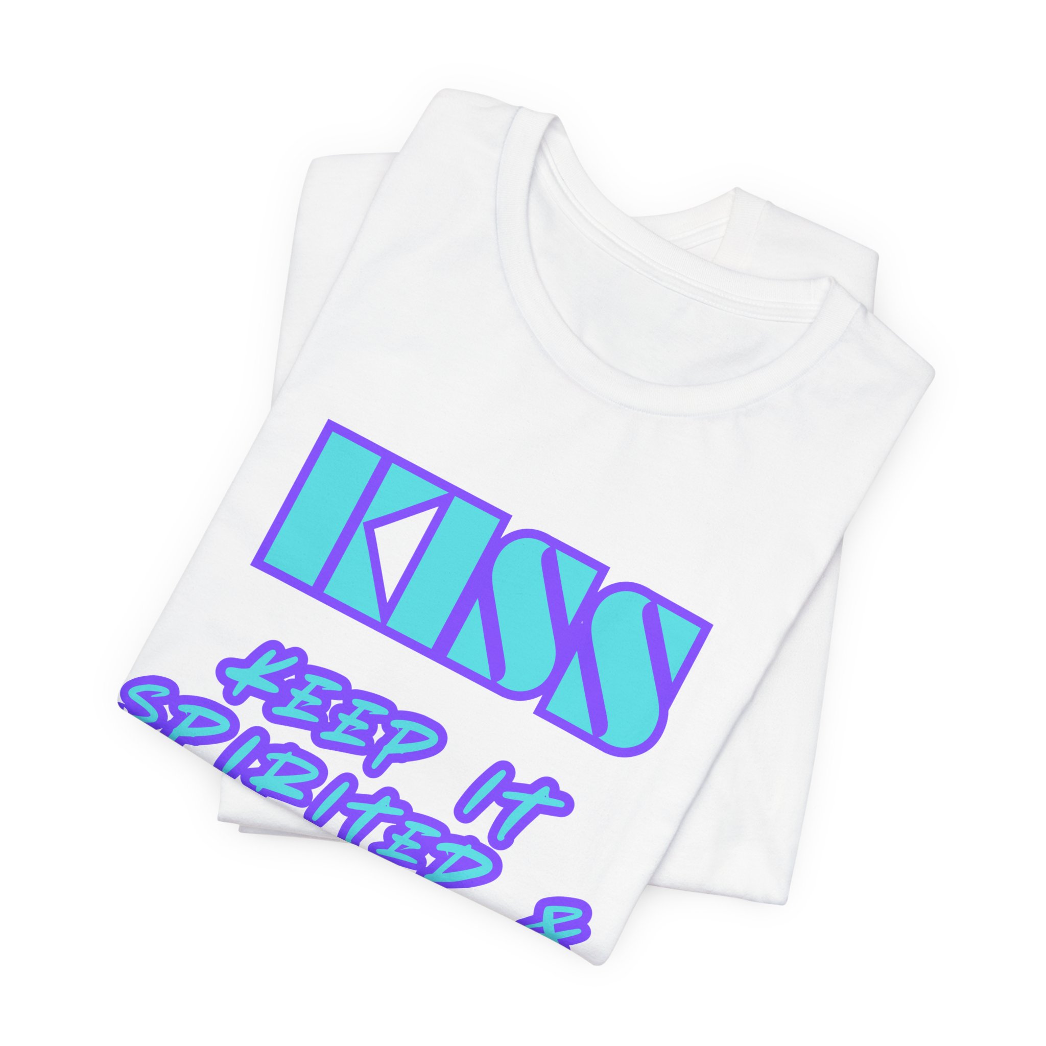 KISS Keep It Spirited & Selfless-Unisex Jersey Short Sleeve Tee - Image 3