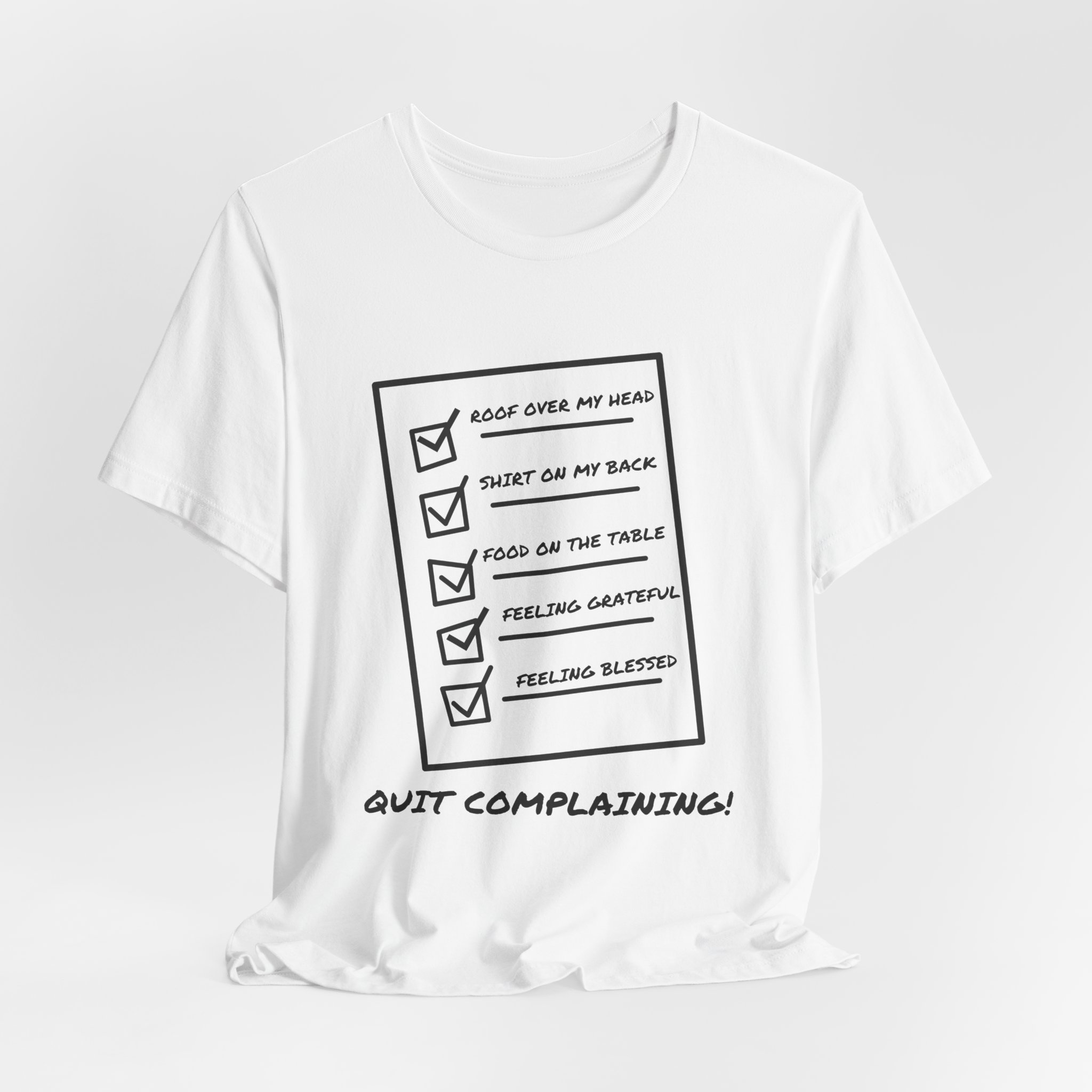 Quit Complaining-Unisex Jersey Short Sleeve Tee - Image 4