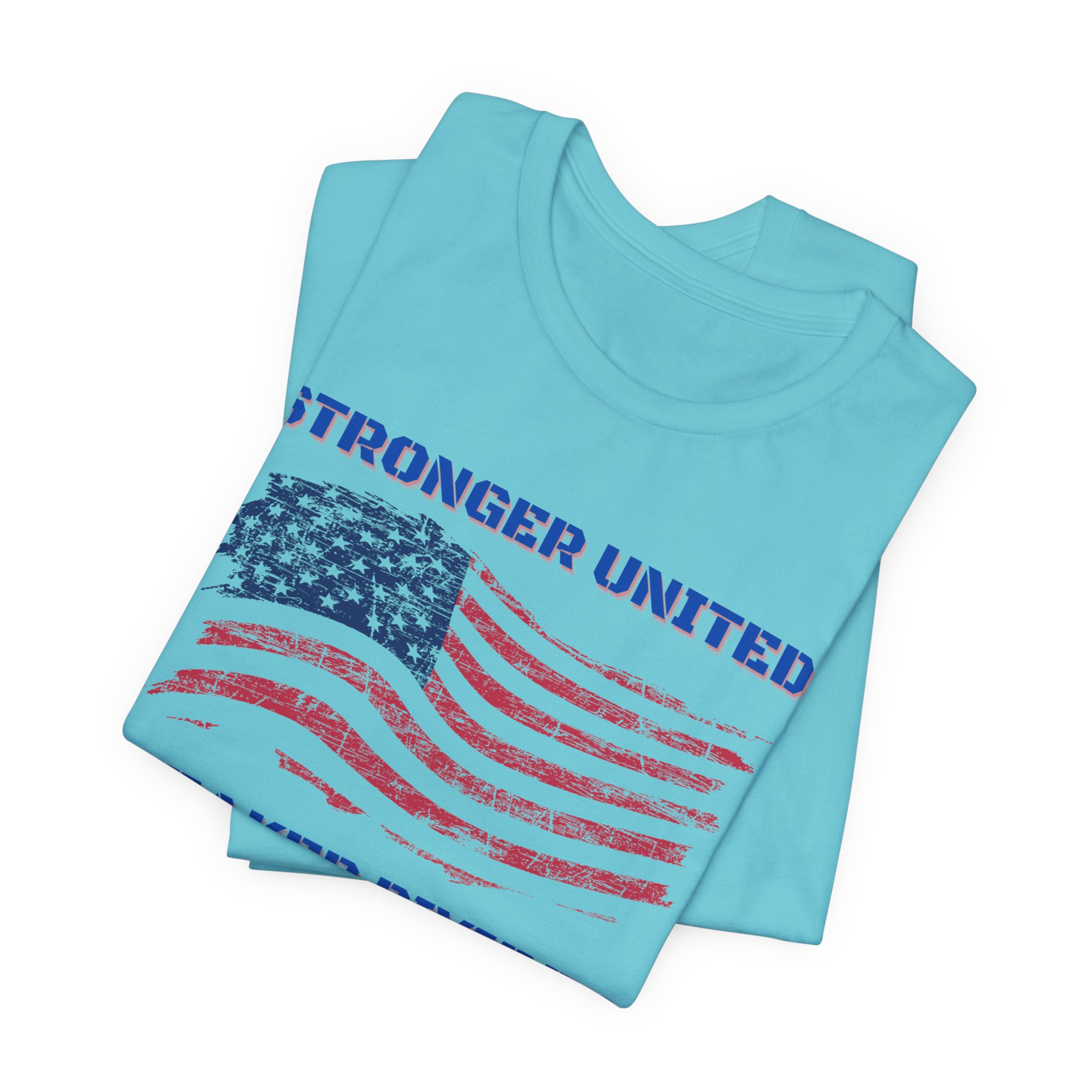 Stronger United Weaker Divided-Unisex Jersey Short Sleeve Tee - Image 35