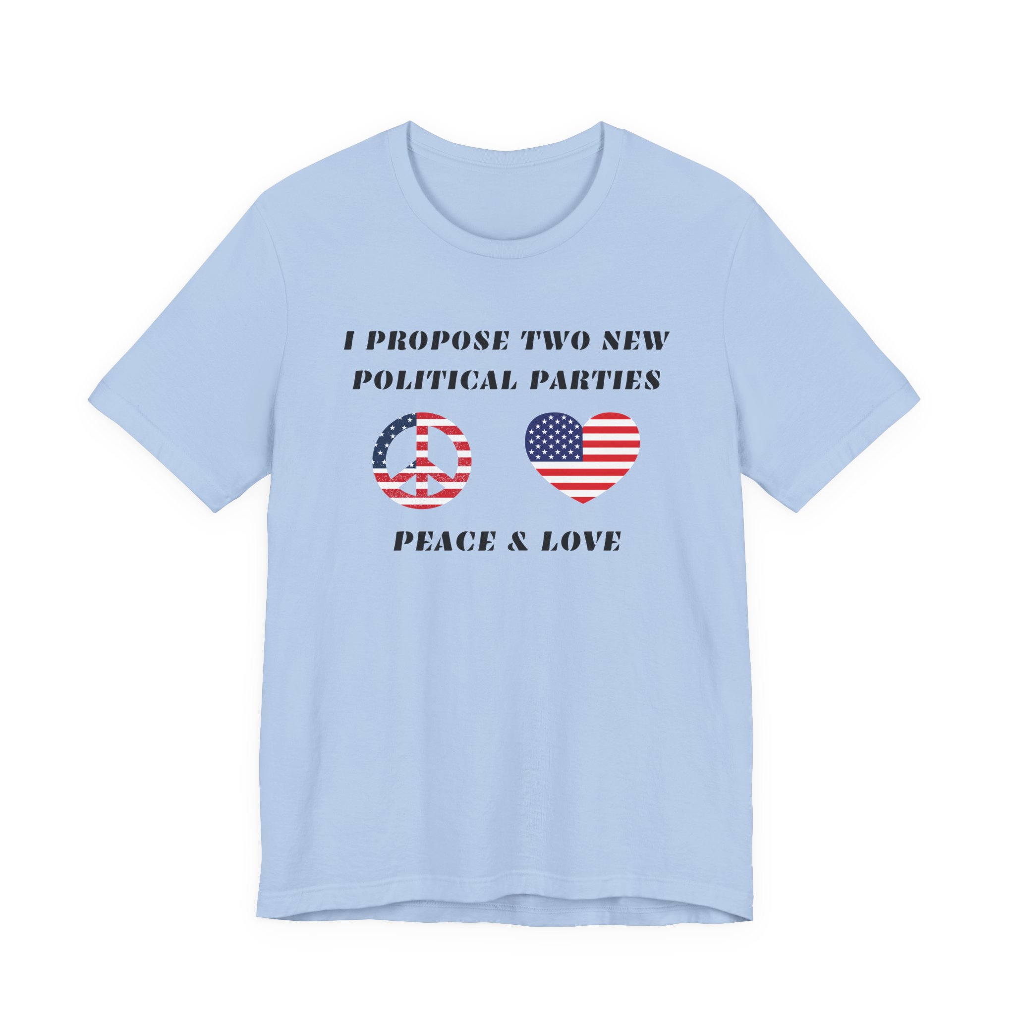 I Propose Two New Political Parties-Unisex Jersey Short Sleeve Tee - Image 37