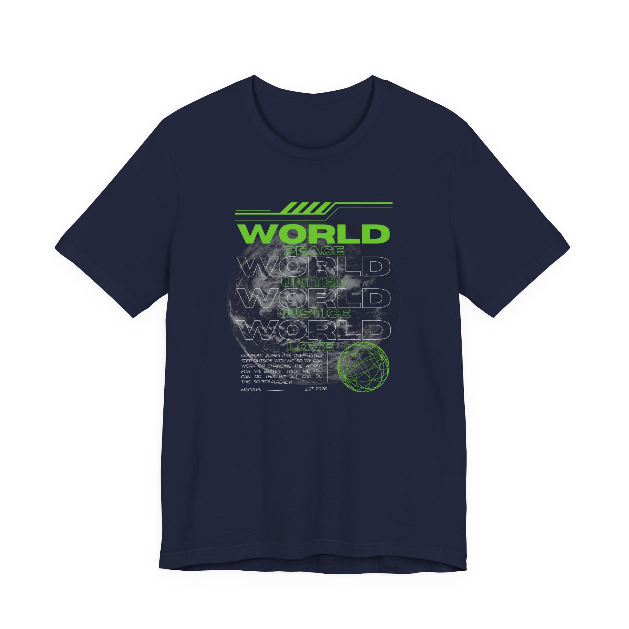 Change the World Design #1-Unisex Jersey Short Sleeve Tee - Image 53