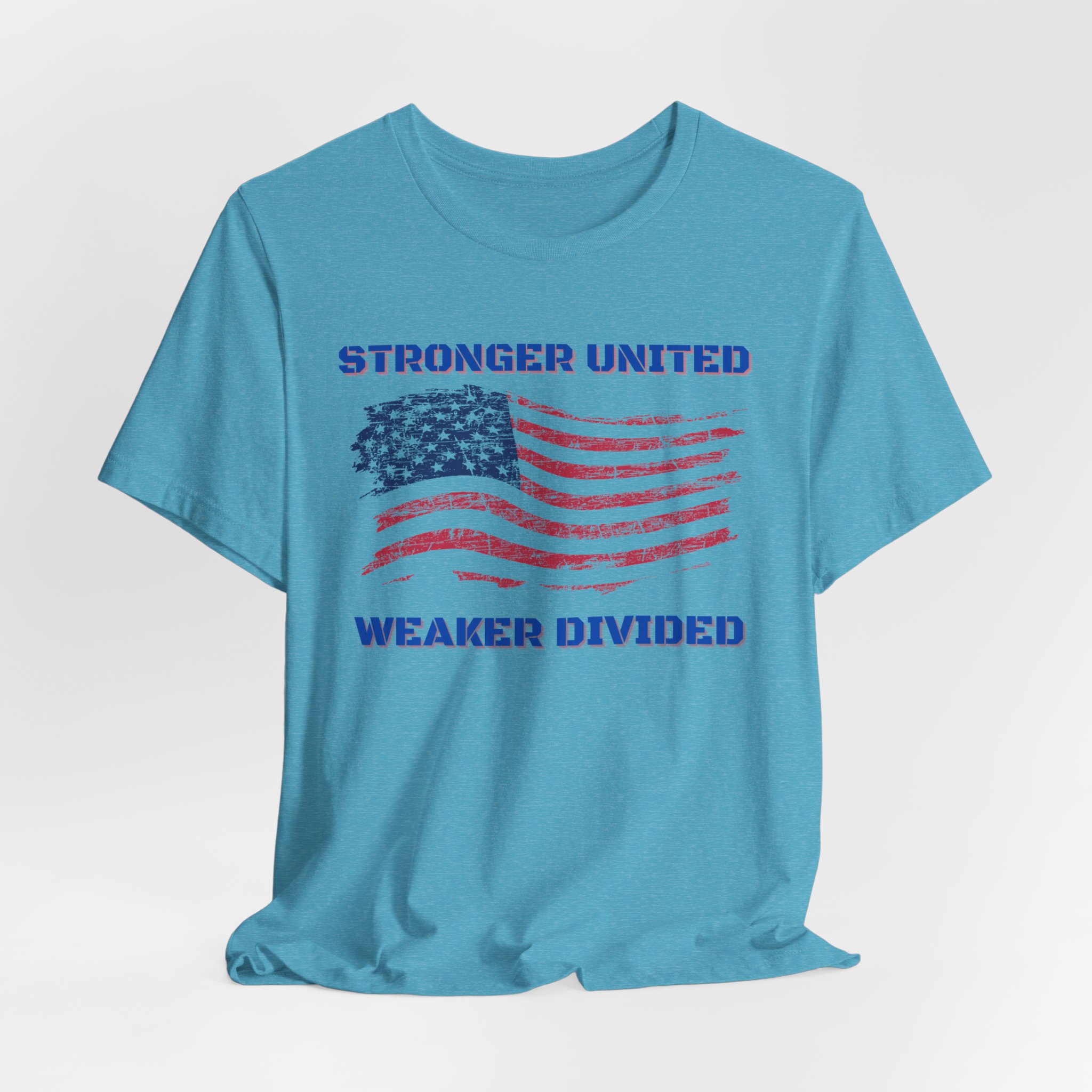 Stronger United Weaker Divided-Unisex Jersey Short Sleeve Tee - Image 60