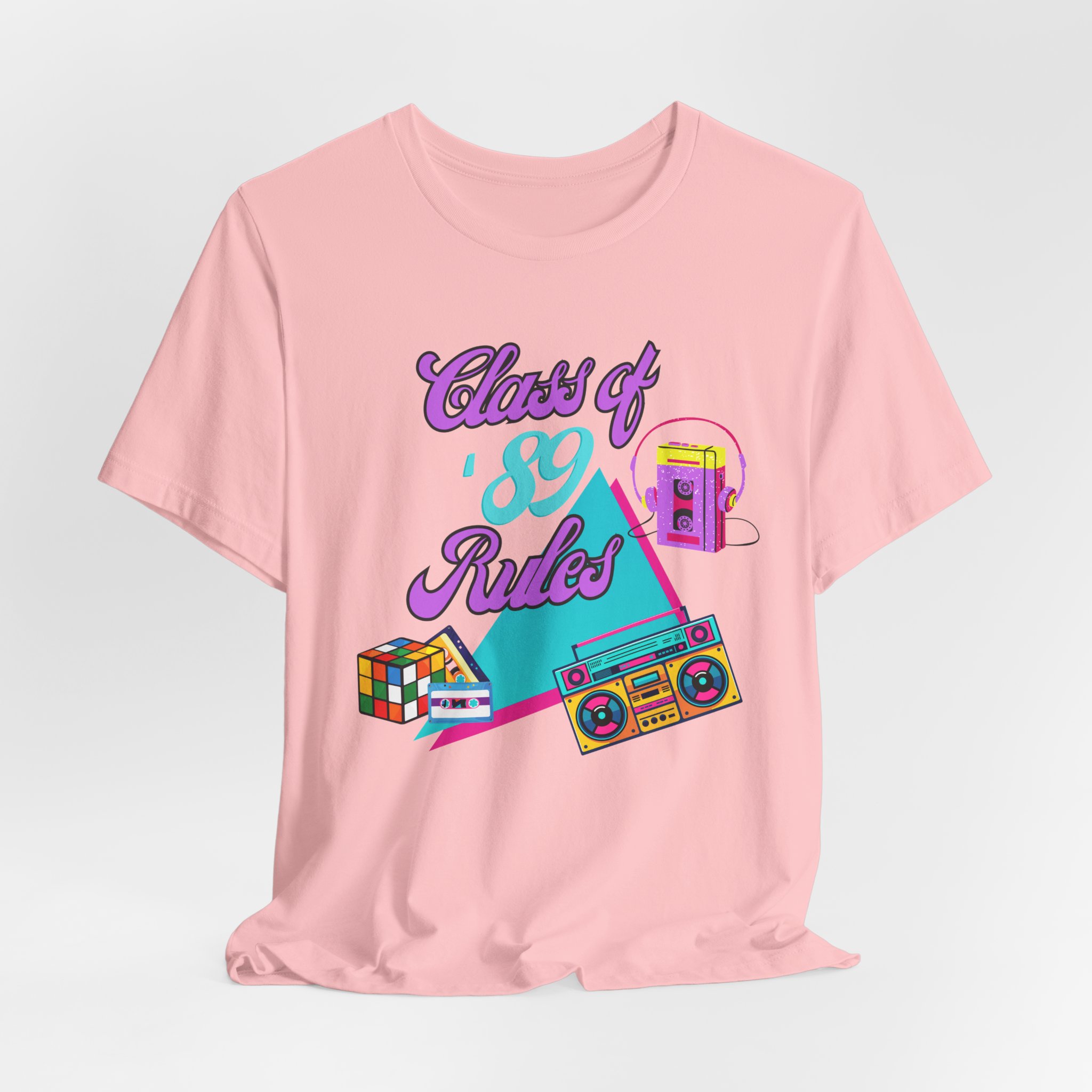 Class of '89 Rules Version 1-Unisex Jersey Short Sleeve Tee - Image 64