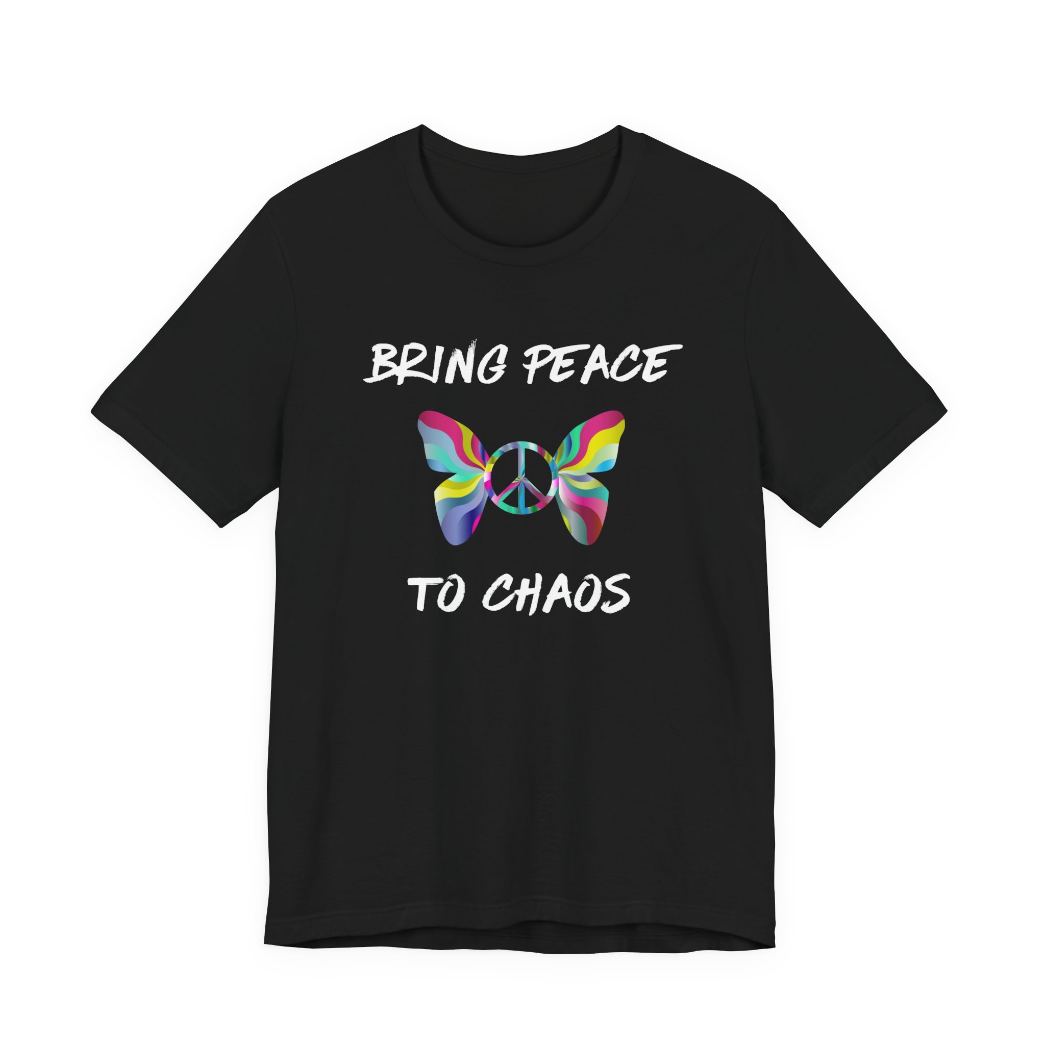 Bring Peace to Chaos-Unisex Jersey Short Sleeve Tee