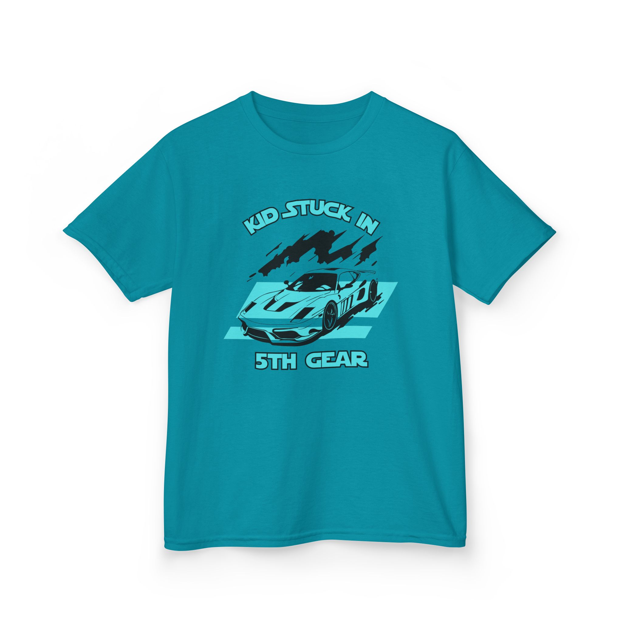 Stuck In 5th Gear-Kids Heavy Cotton™ Tee - Image 19