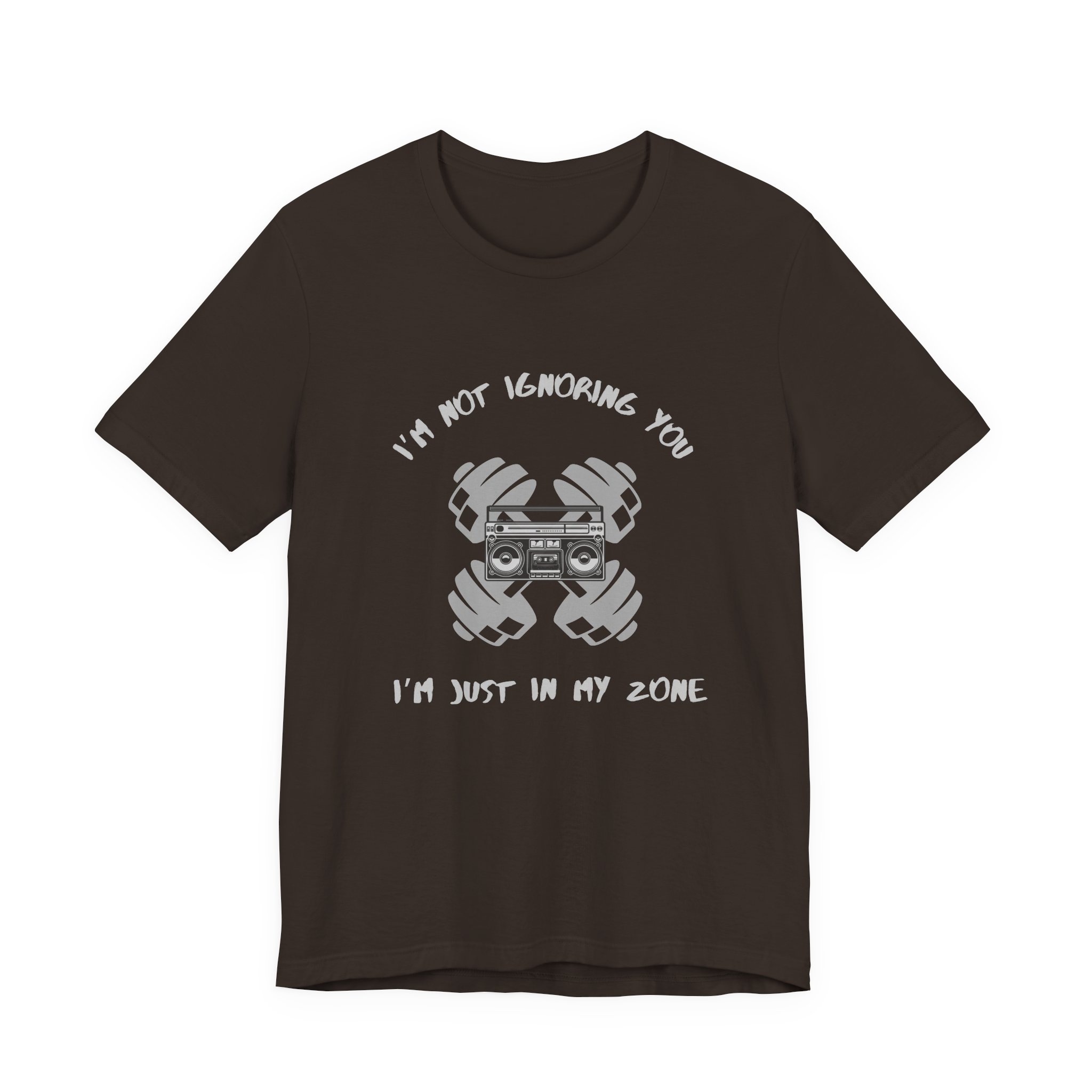 I'm Not Ignoring You...I'm Just in My Zone-Unisex Jersey Short Sleeve Tee - Image 9