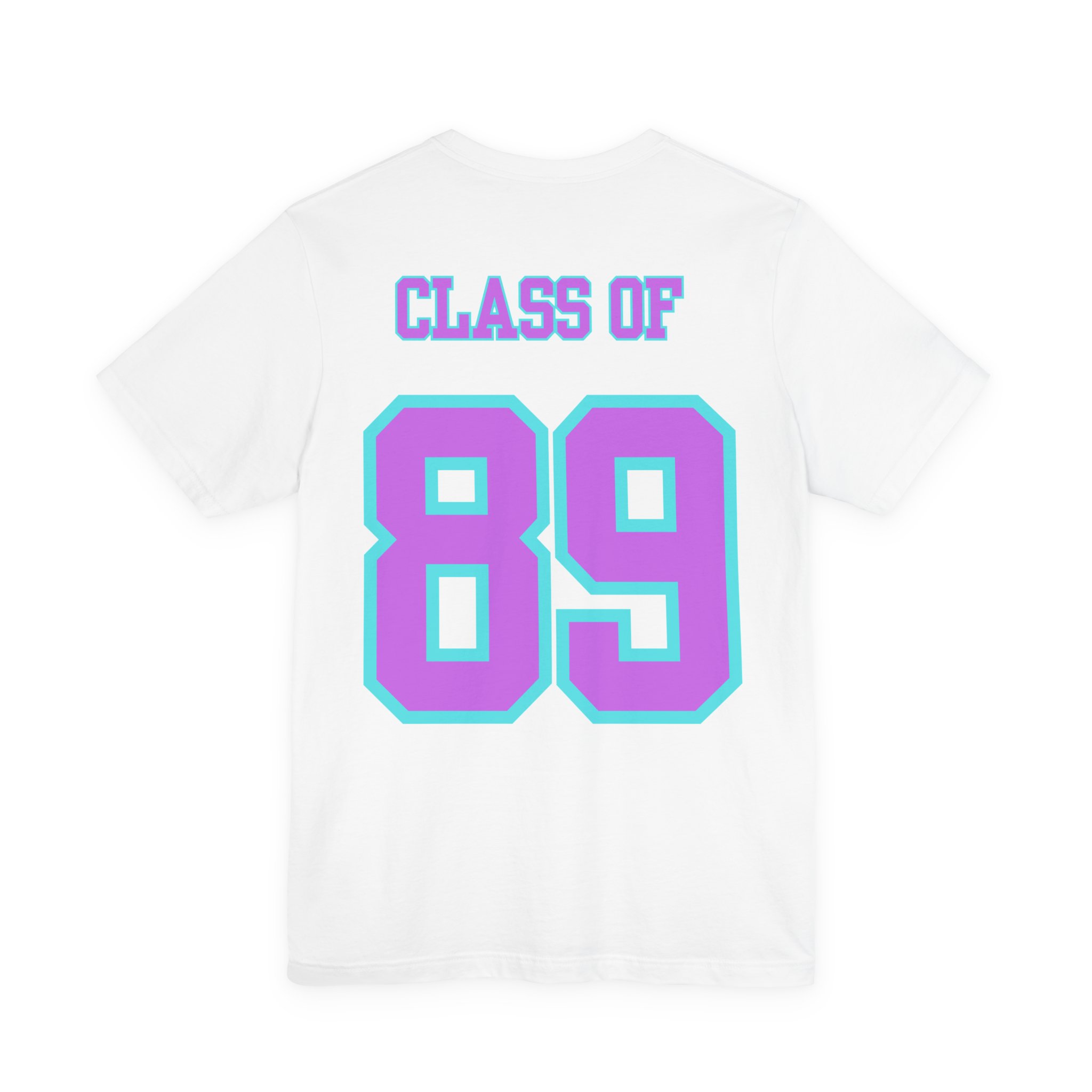 Class of '89 Rules Version 1-Unisex Jersey Short Sleeve Tee - Image 2