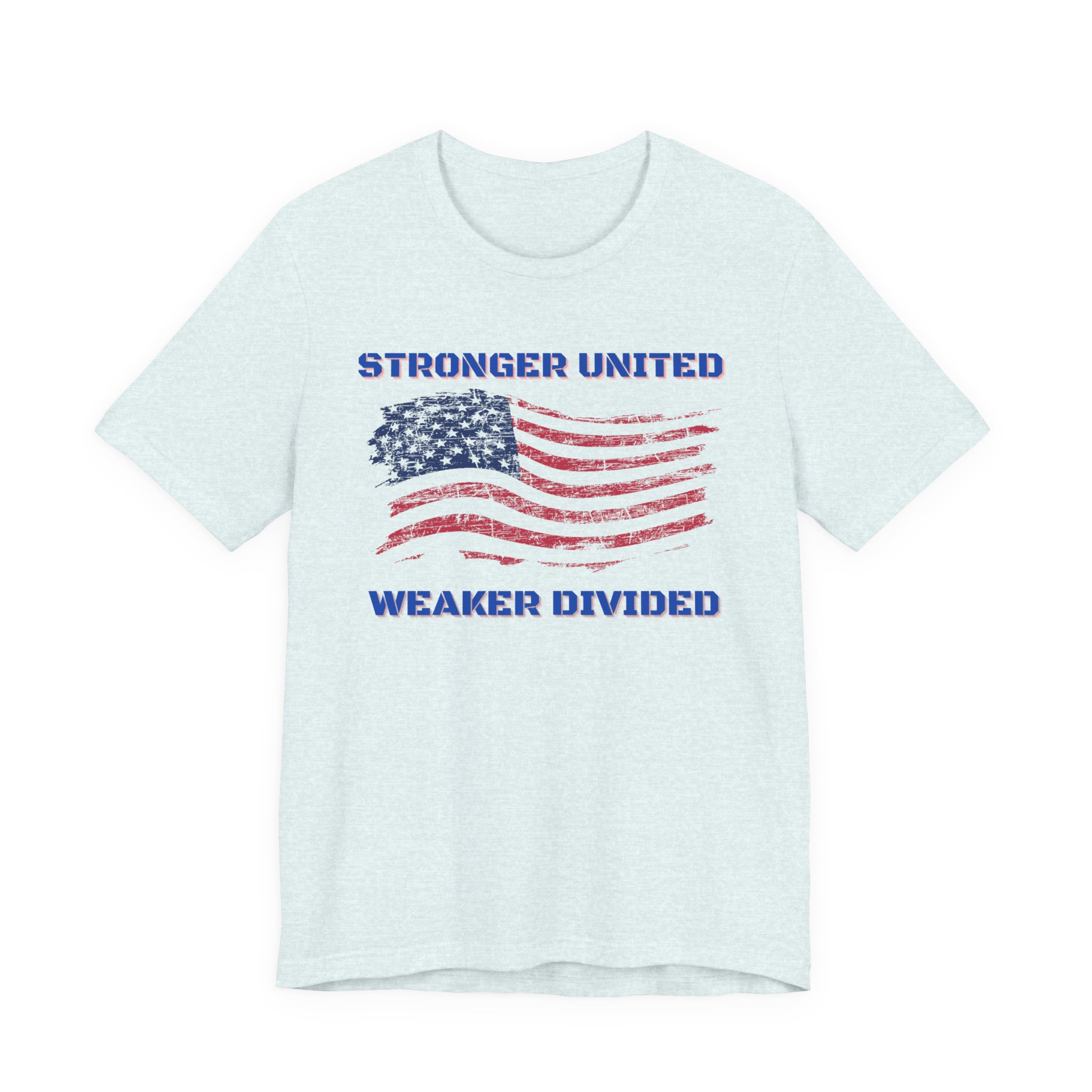 Stronger United Weaker Divided-Unisex Jersey Short Sleeve Tee - Image 29