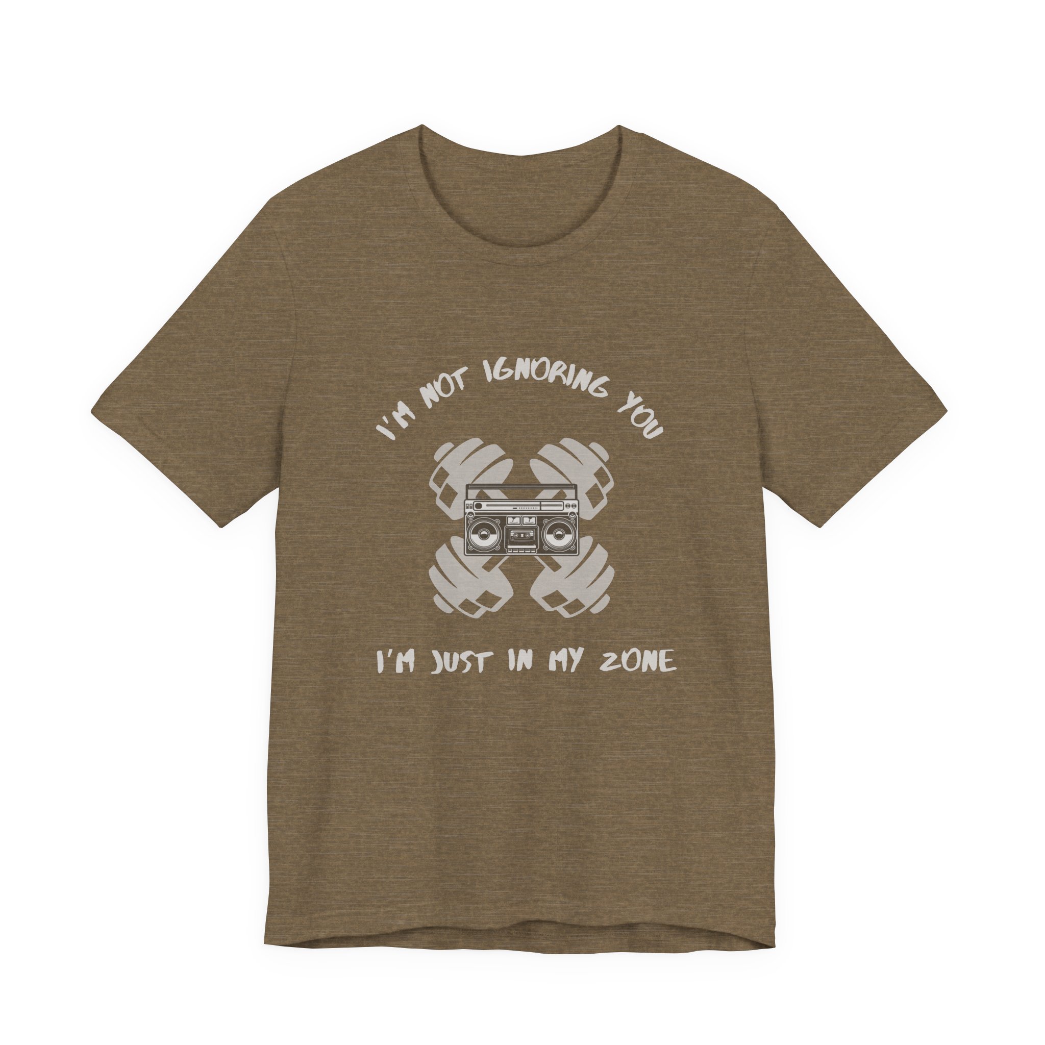 I'm Not Ignoring You...I'm Just in My Zone-Unisex Jersey Short Sleeve Tee - Image 21